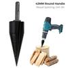 XunW Power Tool Accessory Split Wood Firewood Log Splitter Drill Bit New Style Woodworking Exceptionally Strong Round Handle