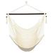 Caribbean Large Hammock Chair Swing Seat Hanging Chair with Tassels - Tan