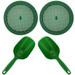 1 Set of Garden Sieve Portable Sifter for Compost Soil Plastic Garden Soil Shovels