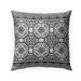 Lasha Charcoal Outdoor Pillow by Kavka Designs