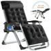 Lilypelle Zero Gravity Chair Adult Folding Reclining Lounge Chair with Mat Recliner Chairs with Tray Pillow