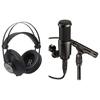 Audio Technica AT2041SP AT2020+AT2021 Studio Microphones Mics+AKG Headphones