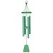 Egmy Colorful Wind Chimes Outdoor Metal Four Tube Wind Chime Ornament Green