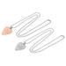 Guitar Picks 2mm Thickness Metal Necklace Rose Gold and Silver Tone for Guitar Pack of 2