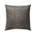 Peshawar Grey Blue Outdoor Pillow by Kavka Designs