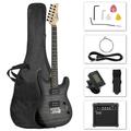 Zimtown 39 Electric Guitar for Music Lover Beginner with 20W Amp and Guitar Bag (Black)