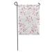 KDAGR Christmas Floral Branch and Berry Simple Doodle in Red Gray White Colors Great Holiday Garden Flag Decorative Flag House Banner 12x18 inch