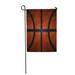 LADDKE Red Ball Closed Up View of Basketball for Orange Garden Flag Decorative Flag House Banner 28x40 inch