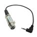 HQRP 3.5mm to XLR Female 3-pin Cable Cord for Shure PG58-QTR Cardioid Dynamic Vocal Microphone