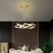 Miumaeov Lightweight Ring Ceiling Light Modern Ceiling Light LED 3-Color Pendant Lamp Dining Room Chandelier Remote + RC L25.6 *H39.3