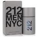 212 by Carolina Herrera Eau De Toilette Cologne Spray (New Packaging) 1.7 oz for Male