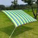 Sun Shade Sail Striped Rectangular Outdoor UV Protection Shade Sail for Garden Patio Backyard Poolside