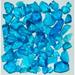 American Specialty Glass LTURQUOS-3 Recycled Chunky Glass Turquoise - Small - 0.25-0.5 in. - 3 lbs