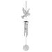 Fyeme Metal Wind Bell Chimes for Outdoor Porch Decoration Wind Chime Outside Deep TonePigeon Butterfly Elf Memorial Wind Chimes with 4 Tubes Garden Patio Home Decoration