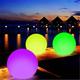 Sunjoy Tech Floating Pool Lights 16 Inflatable Waterproof RGB 13 Colors LED Glow Ball Lights Pool Accessories for Children Adults Hot Tub Bath Toys for Swimming Wedding Decor
