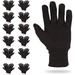 Brown Jersey Gloves for Men and Women 9.5 Pack of 600 Cotton Jersey Work Gloves with Elastic Knit Wrists Washable Cotton Garden Gloves Warm and Breathable Jersey Gloves for Men Bulk 300 Pairs