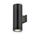 Wac Lighting Ds-Ws05-Fa Tube Architectural 1 Light 7 Tall Led Outdoor Wall Sconce - Black