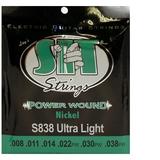 SIT S838 Nickel Wound Electric Guitar Strings - Ultra Light (8-38)