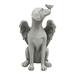 Dog Sculpture Outdoor Indoor Decorative Memorial Statue Grave Marker Tribute Resin Crafts for Home Garden Yard