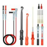 Automotive Power Probe Test Leads Wire Insulation Piercing Clip Wiring-Test Kit