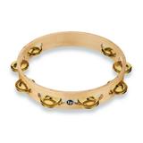 Latin Percussion 10 in. Pro Single Row Tambourine Brass