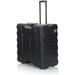 Gator Cases Pro Series Rotationally Molded 6U Rolling Rack Case with 19 Depth Tow Handle & Recessed Wheels; Made in USA (G-PROR-6U-19)