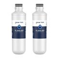 GLACIER FRESH LT1000PC Replacement Water Filter Compatible with LT1000PC/PCS LT1000PC LT-1000PC MDJ64844601 ADQ747935 ADQ74793504 Water Filter and LT120F ADQ73334008 Fresh Air Filter 2 Pack