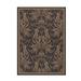 Couristan 5.75 x 9 Brown Garden Rectangular Area Throw Rug