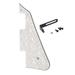 LP Guitar Pickguard with Bracket for Les Paul Electric Guitar Pearl Aged White with Black