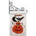 Pumpkins Night Garden Flag Set Halloween 13 X18.5 Double-Sided Yard Banner