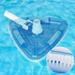 EQWLJWE Swimming Pool Vacuum Head Triangular Vinyl Transparent Swimming Pool Vacuums for Above Ground & Inground Poolsï¼ŒPool Vacuum Head Cleaning Tool Triangular Pool Vacuum Head Flexible