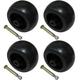Four Pack of Riding Lawn Mower Deck Wheels & Bolts for Craftsman 193406 174873 133957