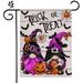 Rtmgob Halloween Garden Flag Halloween Welcome Garden Flag for Festive Yard Autumn Pumpkin Outside Party and Farmhouse Decoration