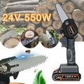 KingShop Portable Electric Pruning Saw Electric Saws Woodworking Electric Saw Garden Logging Mini Electric Chain Saw Wood Cutter Cordless