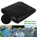 THREN 3M*2M Rubber Pond Liner Strong Fish Pond Liners Garden Pool Membrane Landscaping Reinforced HDPE for Small Ponds Fish Ponds Streams Fountains Water Garden Koi Ponds