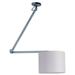 Maxim Lighting - Hotel-Pendant 1 Light White Wafer Fabric-14.25 Inches wide by