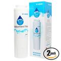 2-Pack Replacement for KitchenAid KBRA20EMWH00 Refrigerator Water Filter - Compatible with KitchenAid 4396395 Fridge Water Filter Cartridge - Denali Pure Brand