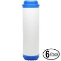 6-Pack Replacement for Anchor Water Filter AF-3700 Granular Activated Carbon Filter - Universal 10-inch Cartridge for Anchor Water Filters AF-3700 7- STAGE COUNTERTOP FILTER - Denali Pure Brand