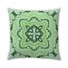 Ahgly Company Outdoor Square Contemporary Throw Pillow 18 inch by 18 inch