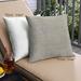 Ahgly Company Outdoor Square Mid-Century Modern Throw Pillow 18 inch by 18 inch