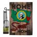 State Washington Home Sweet Garden Flag Set States 13 X18.5 Double-Sided Yard Banner