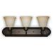 SUNLITE B324DB/TS 60w 3 light 24 inch tea stain wall sconce a19 fixture