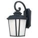 Maxim Radcliffe One Light 20-Inch Outdoor Wall Light - Black Oxide - 3346WFBO