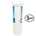 5-Pack Replacement for Fisher & Paykel RF610ADX4 Refrigerator Water Filter - Compatible with Fisher & Paykel 836848 Fridge Water Filter Cartridge - Denali Pure Brand