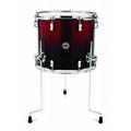 PDP PDCM1618TTRB Red To Black Fade - Chrome Hardware Kit Drums 16 x 18