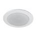 NICOR Lighting 4-inch Recessed Lighting Shower Trim with Albalite Lens White (19509WH)