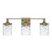 Capital Lighting 128831-451 Colton 3 Light 24 Wide Bathroom Vanity Light - Brass