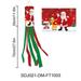 Christmas Windsock Flags Winter Weather Vane Outdoor Hanging Windsock for Yard Patio Lawn Garden Porch Party Decor