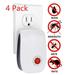 Ultrasonic Pest Repellent(4 Pack) Pest Control Ultrasonic Repeller Electronic Repellant - Bug Repellent for Mice Ant Mosquito Spider Roach Rat Flea Fly