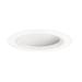 Halo 498W 6 Trim Baffle - Slope Ceiling Trim White Trim with White Coilex Baffle